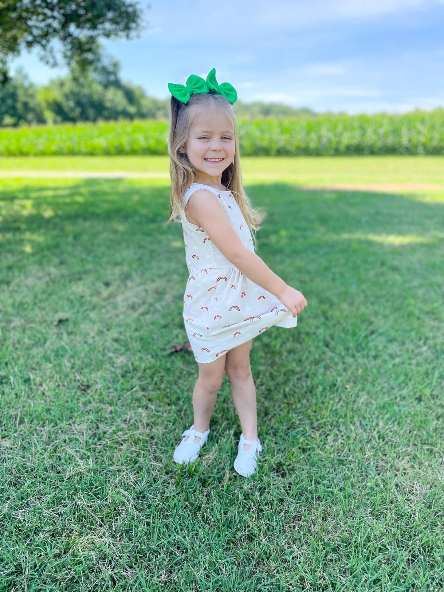 Ruffle Peplum Tank/Dress