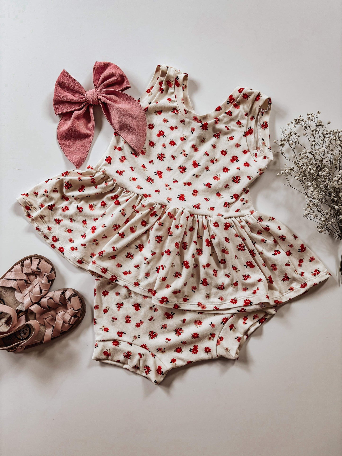 Ruffle Peplum Tank/Dress