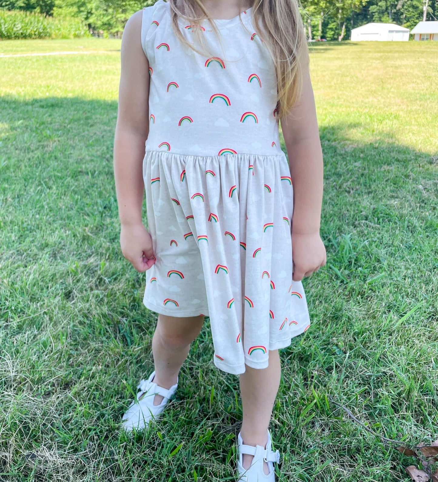 Ruffle Peplum Tank/Dress