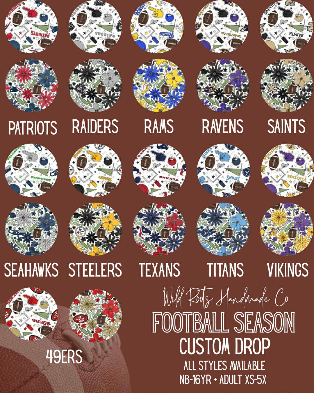 NFL TEAM FABRICS