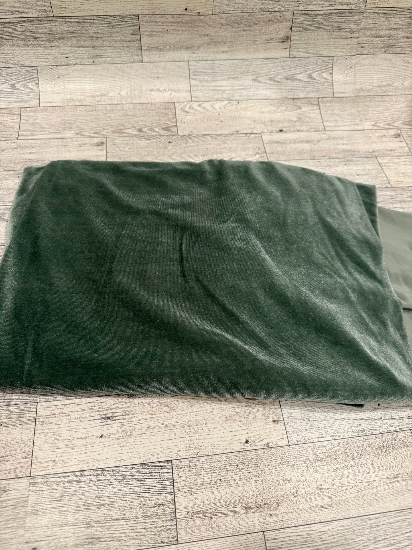 Sage Green Stretch Velvet