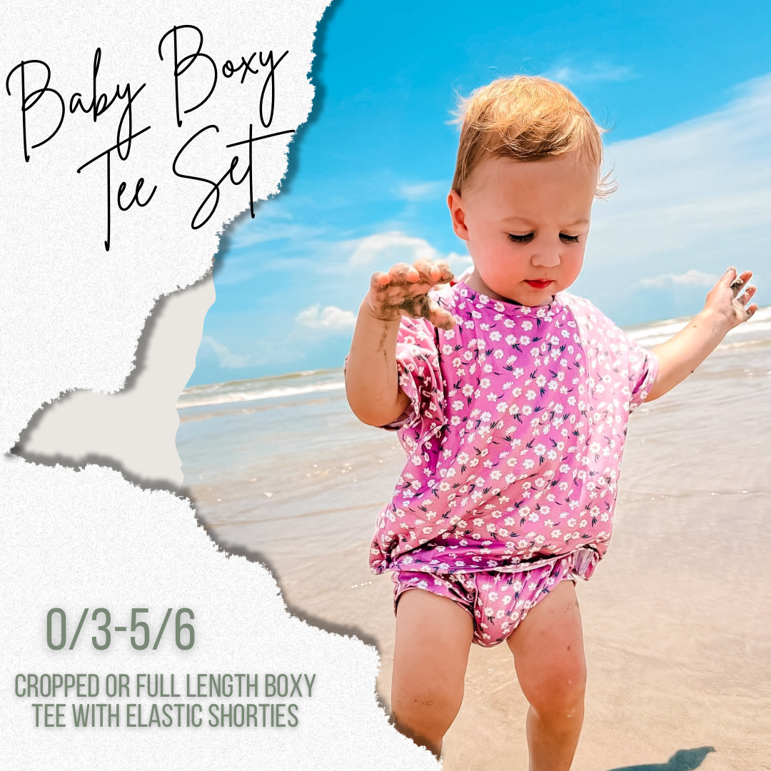 Boxy Tee Set