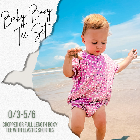 Boxy Tee Set