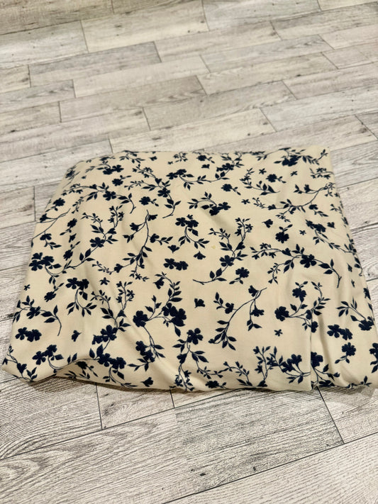 Cream & Navy Floral DBP