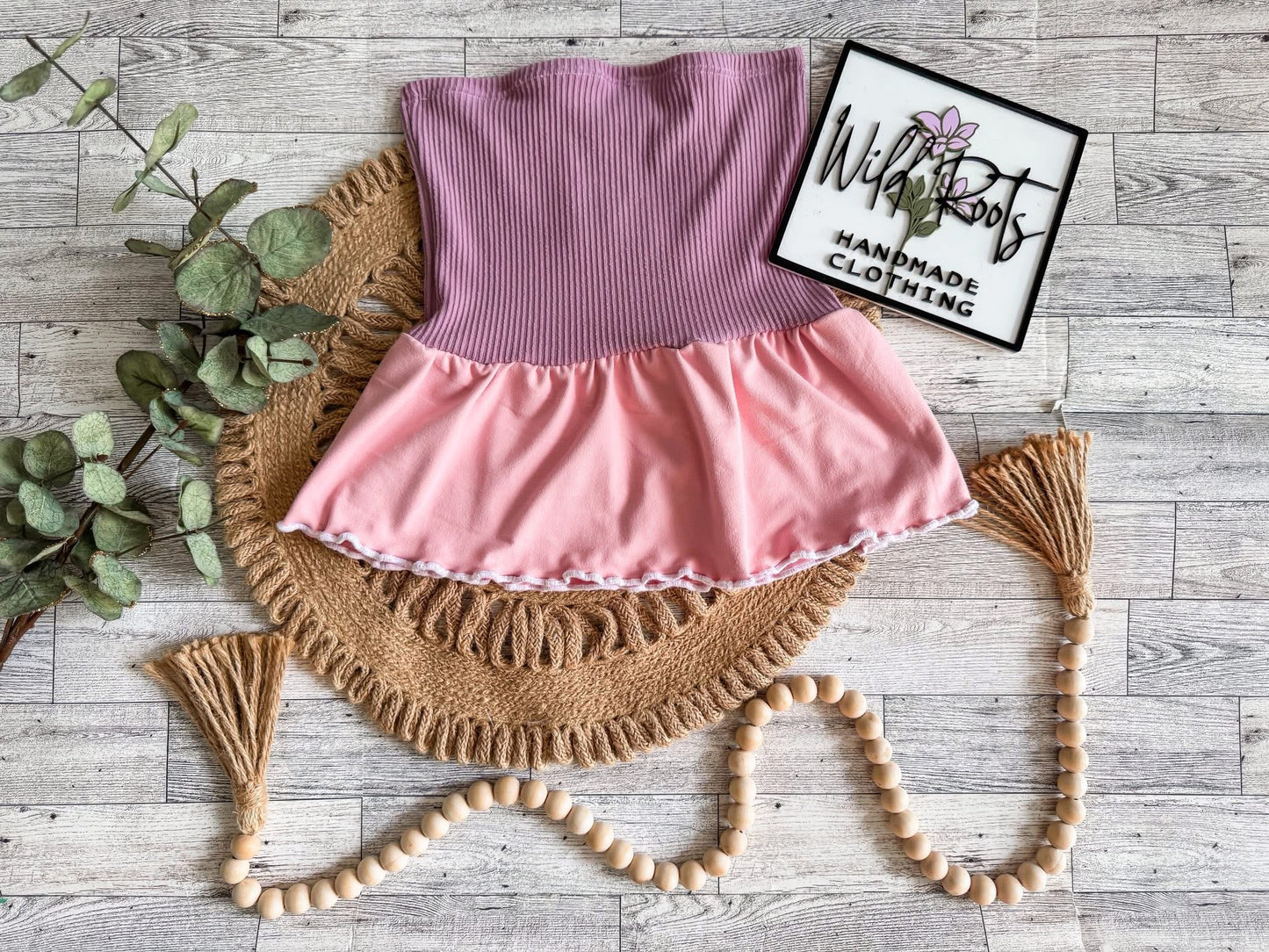 RTS Peplum Tube Top