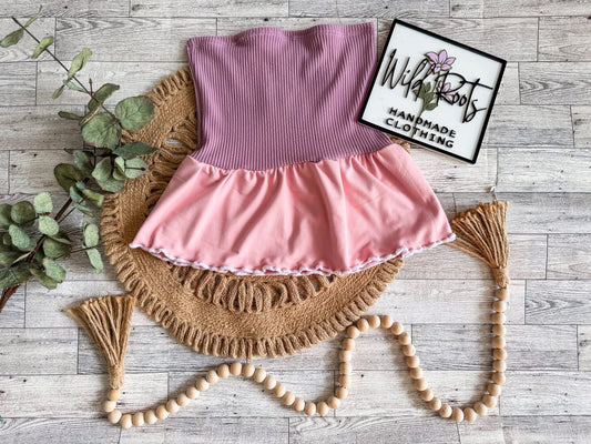 RTS Peplum Tube Top