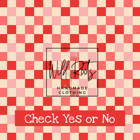 Check Yes or No