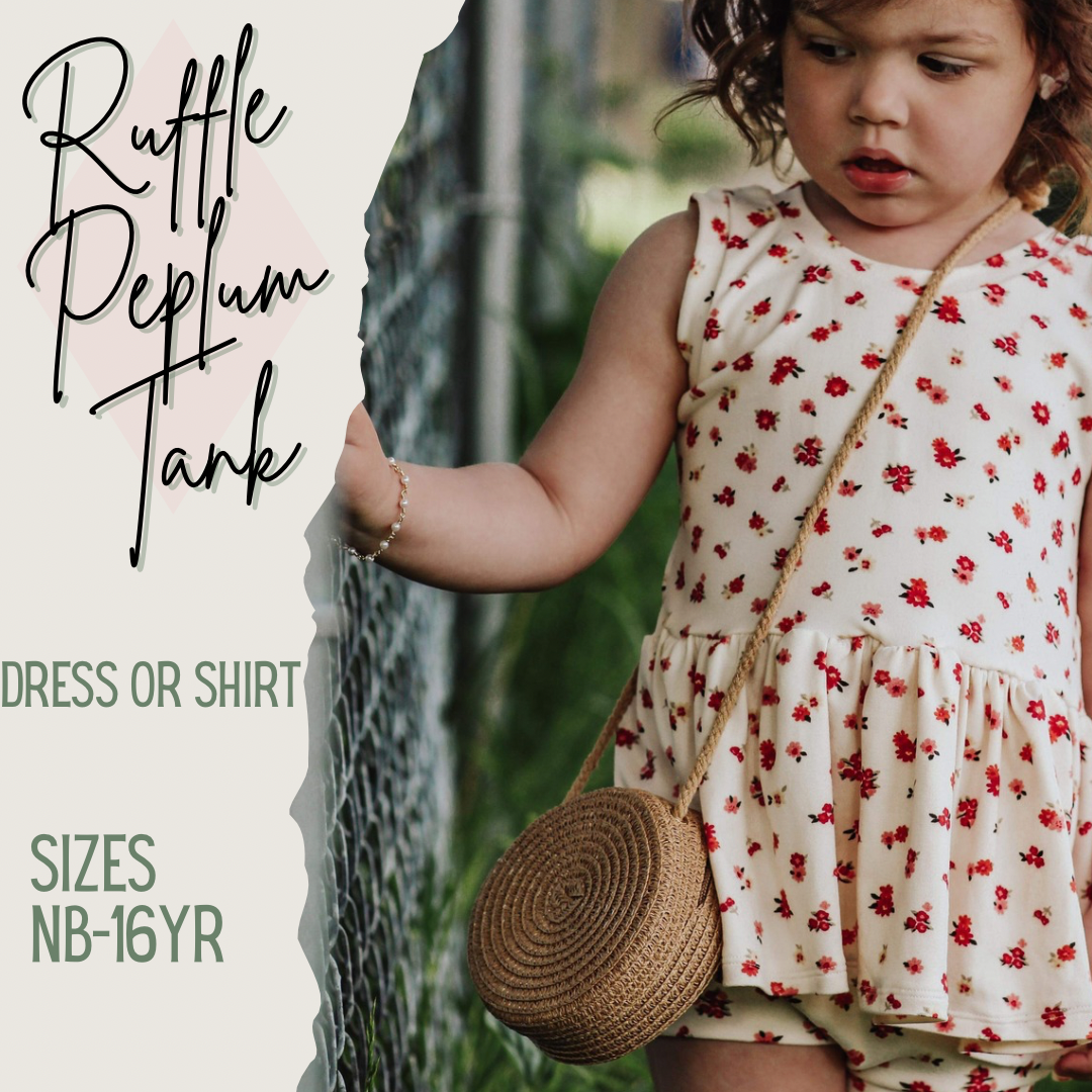 Ruffle Peplum Tank