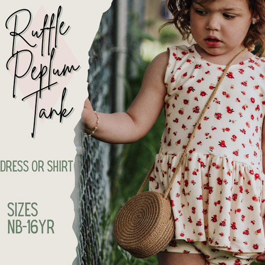 Ruffle Peplum Tank